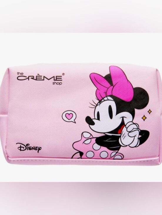The Creme Shop Handbags - The Crème Shop x Disney Minnie Mouse Pink Cosmetic Bag NWT